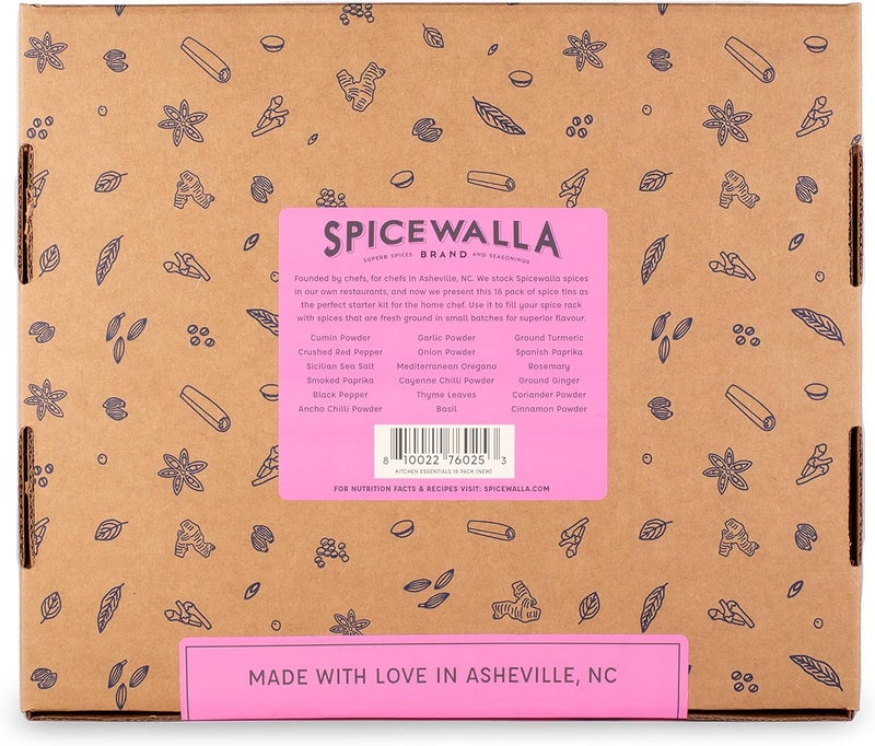 Spicewalla Kitchen Essentials 18 Pack Spice Set - Image 2